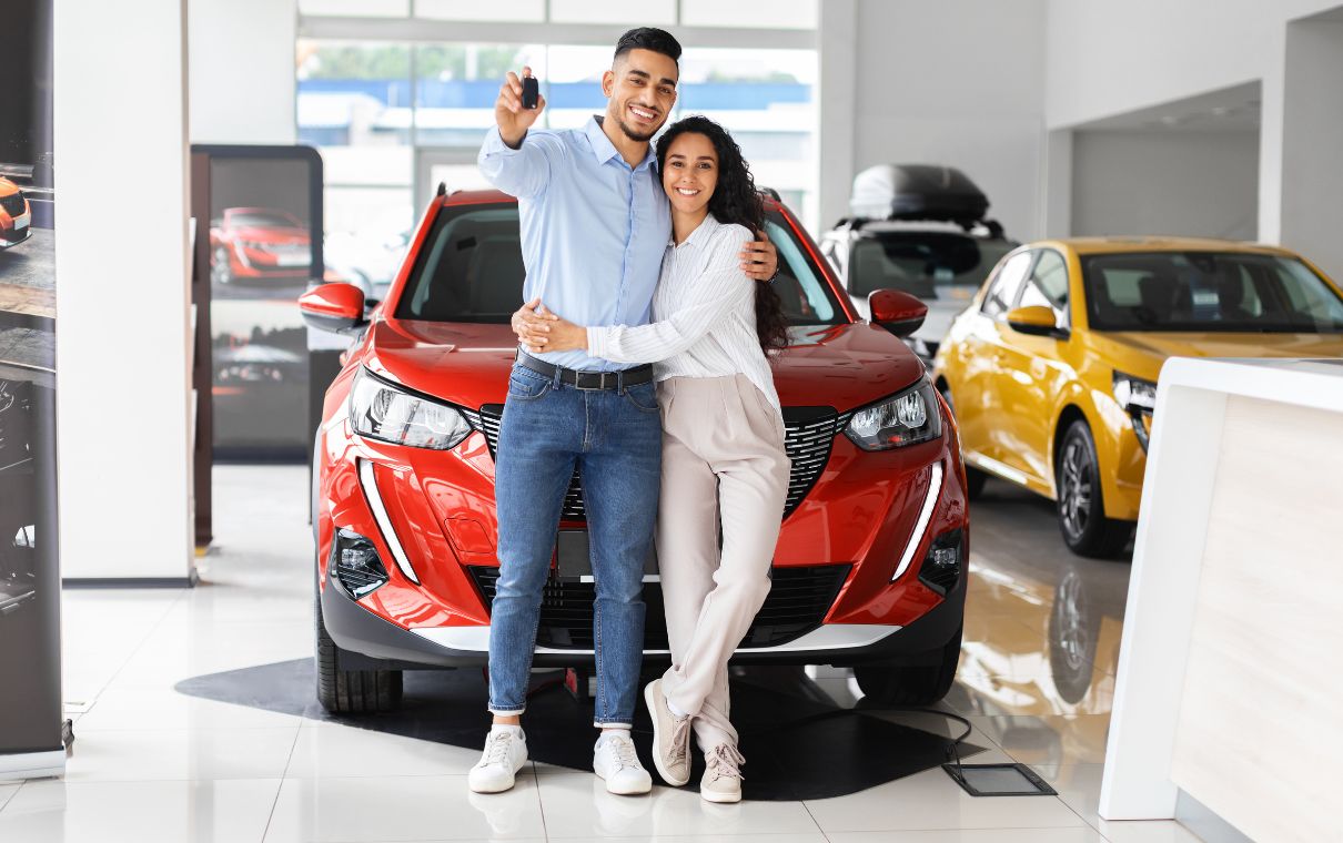 voiture neuve couple